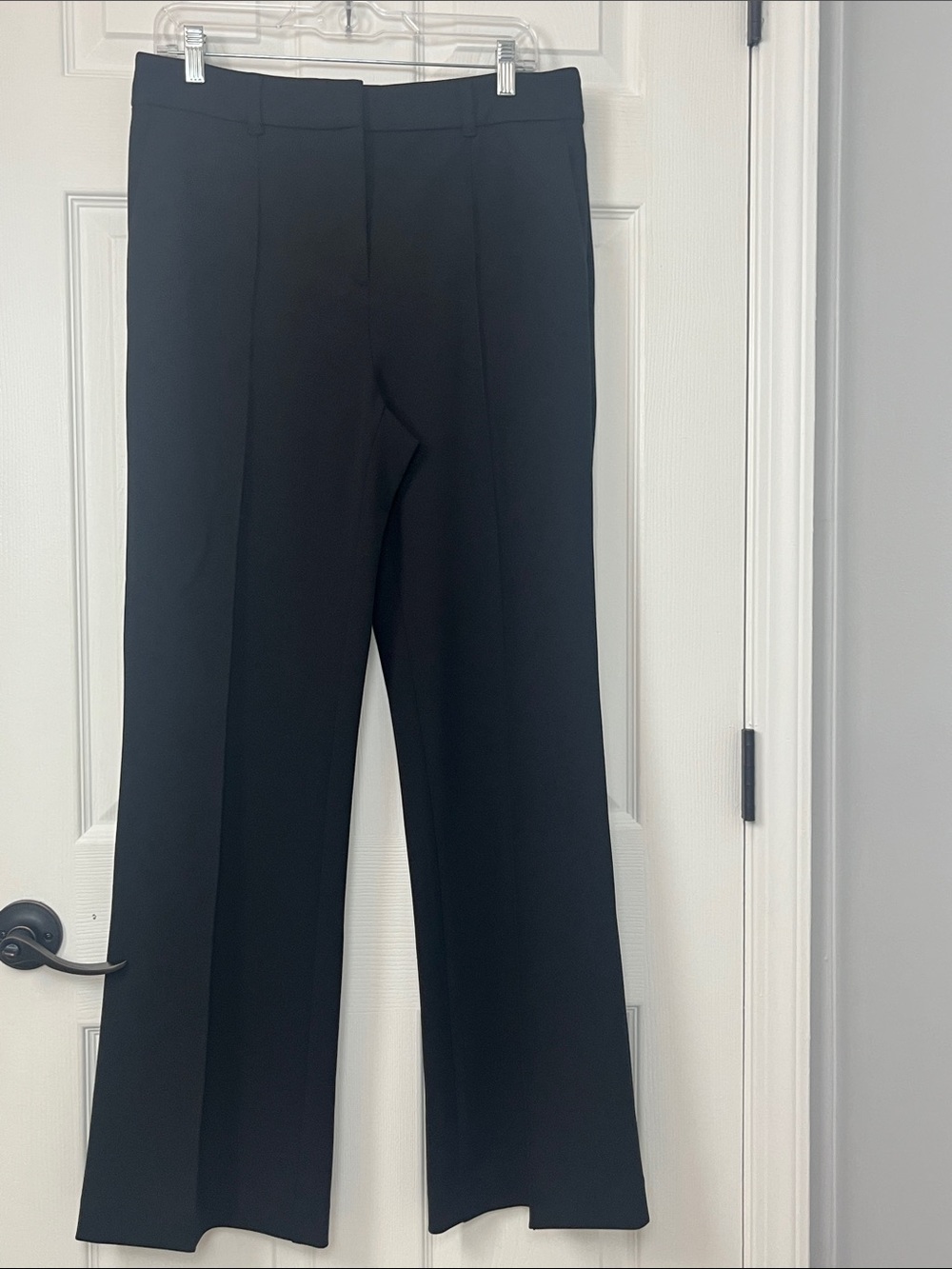 Ann Taylor Sewn Seam Black Trousers Size 10 | Easy Care Pants